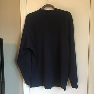 FootJoy navy performance long sleeve mock neck